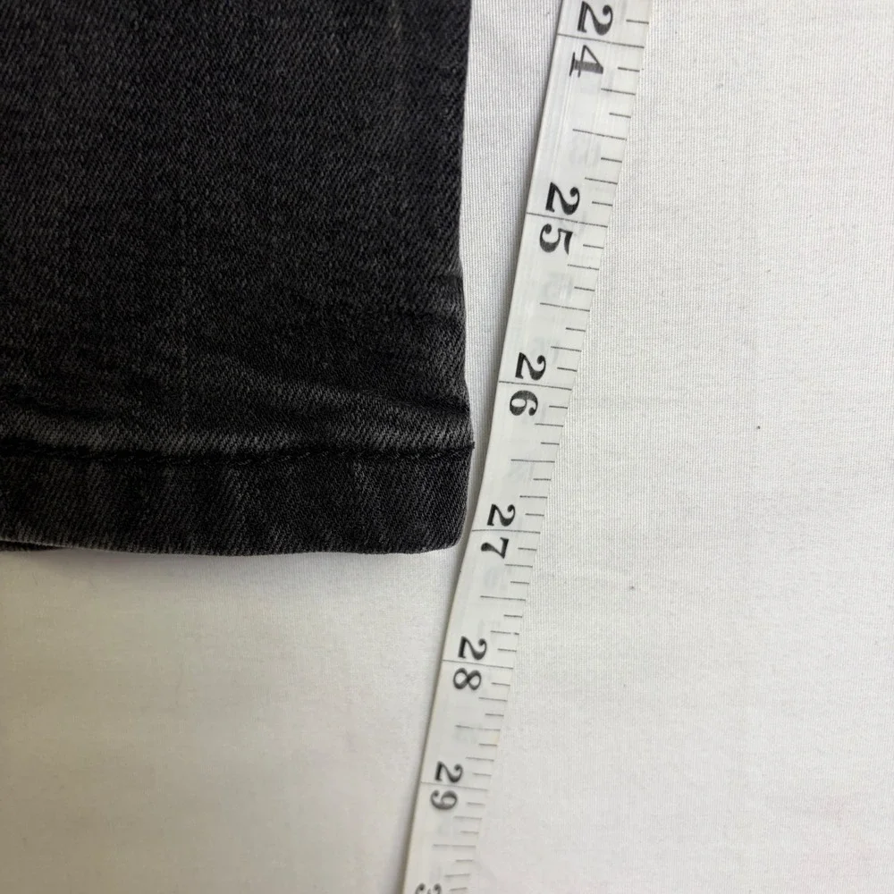 Levis 514 Straight Fit Mens Jeans Black Faded Denim 34x30 (Actual‎ 31x27)